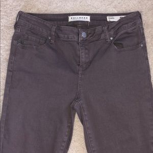 Bullhead Gray Skinny Jeans